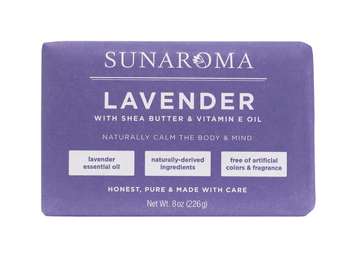 Sunaroma Lavender, Shea, and Vitamin E Soap