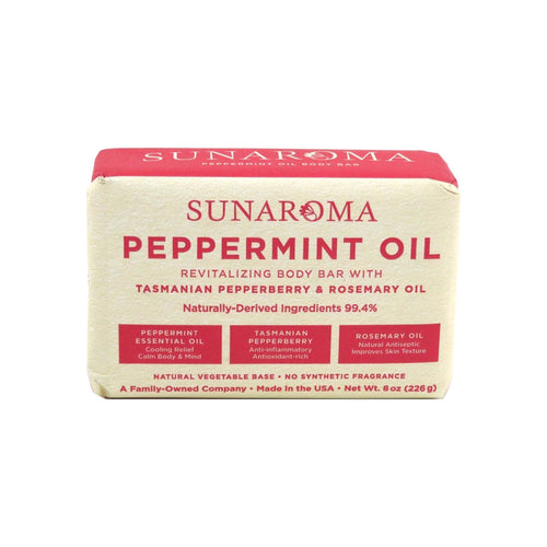 Sunaroma Peppermint, Tasmanian Raspberry, and Rosemary Soap