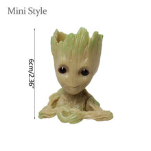 Modern Vases For Flowers Pot Groot Garden Pots Planters Anime Figurines Home Decoration Accessories Office Storage Pen Case