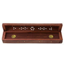 Bodhi Wooden Incense Stick Box Incense Sticks Storage Box Solid Catcher