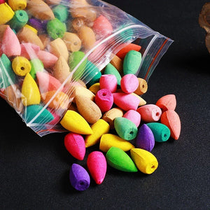 Y 10/20/50pcs Natural Backflow Incense Cones Jasmine Lavender Rose Ocean Green Tea Reflux Tower Incense Waterfall Aromatherapy