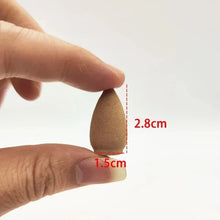 Y 10/20/50pcs Natural Backflow Incense Cones Jasmine Lavender Rose Ocean Green Tea Reflux Tower Incense Waterfall Aromatherapy