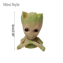 Modern Vases For Flowers Pot Groot Garden Pots Planters Anime Figurines Home Decoration Accessories Office Storage Pen Case