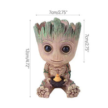 Modern Vases For Flowers Pot Groot Garden Pots Planters Anime Figurines Home Decoration Accessories Office Storage Pen Case