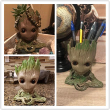 Modern Vases For Flowers Pot Groot Garden Pots Planters Anime Figurines Home Decoration Accessories Office Storage Pen Case