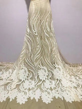 Sequin Evening Dress Latest Gold African Lace Fabric 2024 High Quality Sequin Flower Lace 5 Yards Uk London Embroidery Net Tulle