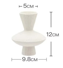Ceramic Vase Small Vases Aesthetic Flower Bottle Room Ornaments Elegant Room Decoration Accessories Home Interior Decorations