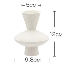 Ceramic Vase Small Vases Aesthetic Flower Bottle Room Ornaments Elegant Room Decoration Accessories Home Interior Decorations