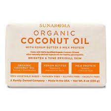 Sunaroma Organic Coconut Oil Soap with Kokum Butter