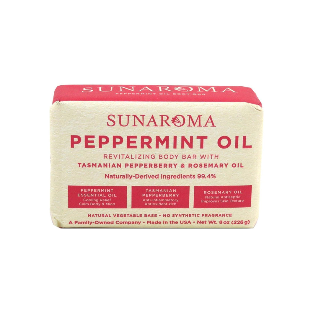 Sunaroma Peppermint, Tasmanian Raspberry, and Rosemary Soap