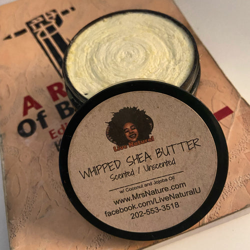 100% All Natural Shea Butter - Whipped White